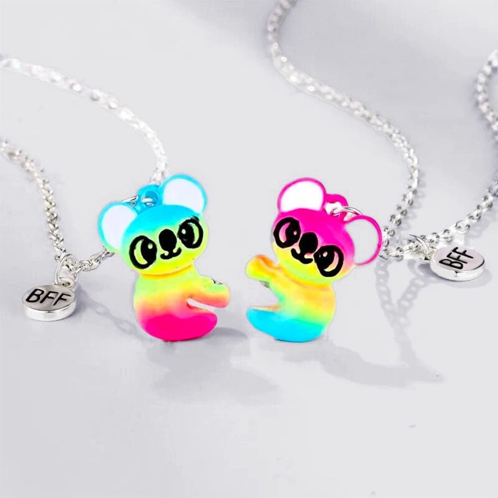 Collier d'Amitié Koala Argent / Multicolor