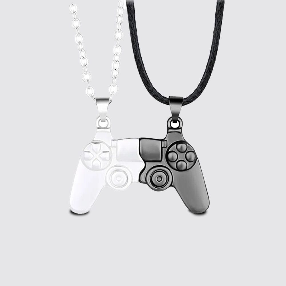 Collier d'Amitié Manette Blanc-Noir