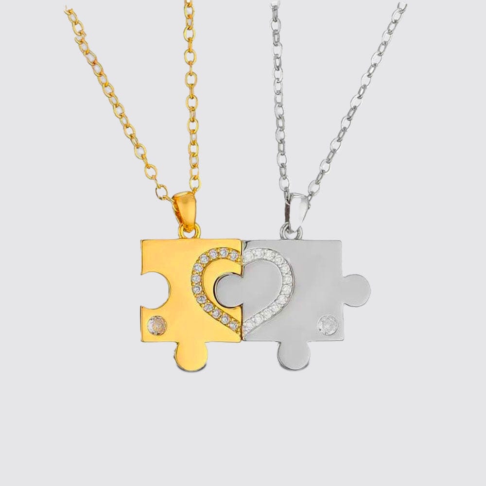 Collier Meilleure Amie Original Argent-Or