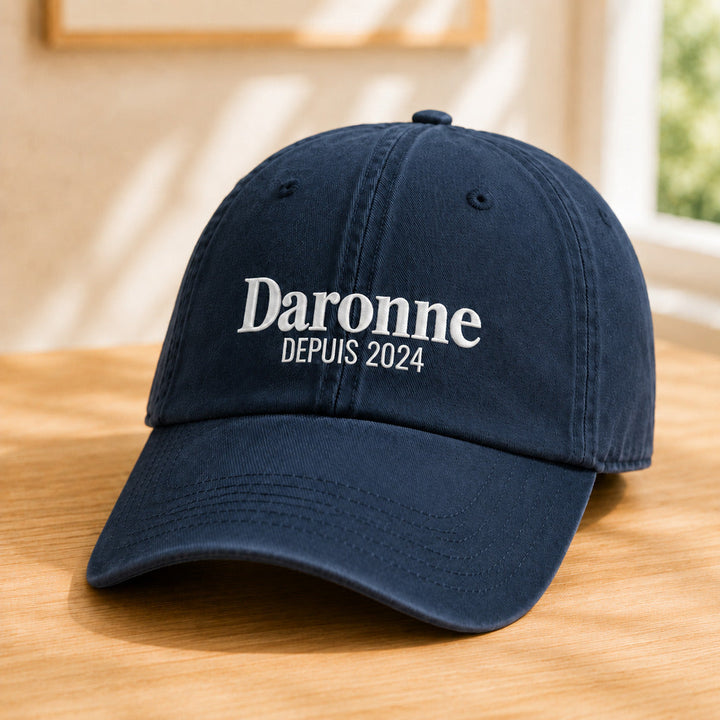 Casquette Daronne marine – broderie