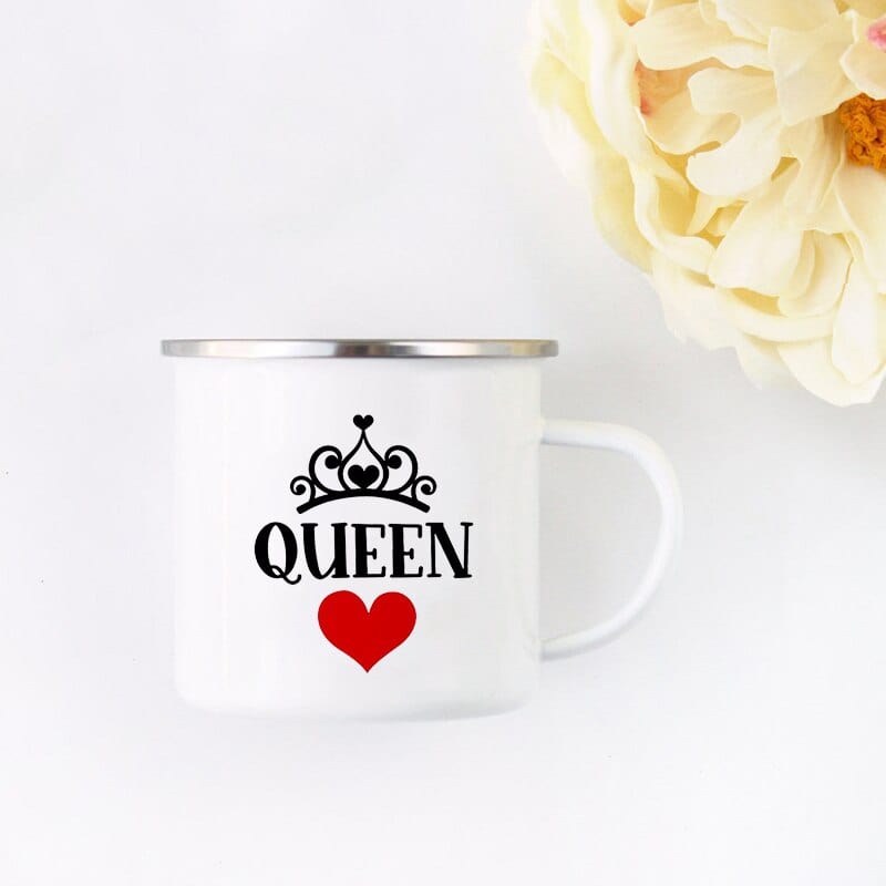 Deux Mugs Pour Couple Queen