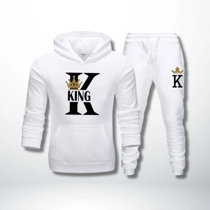 Ensemble Couple King Queen King-Blanc / S