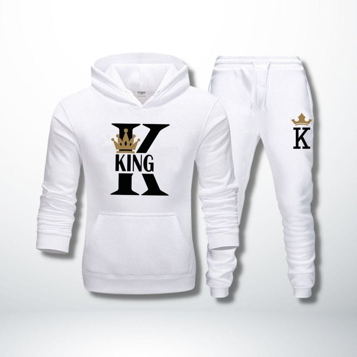 Ensemble Couple King Queen King-Blanc / S