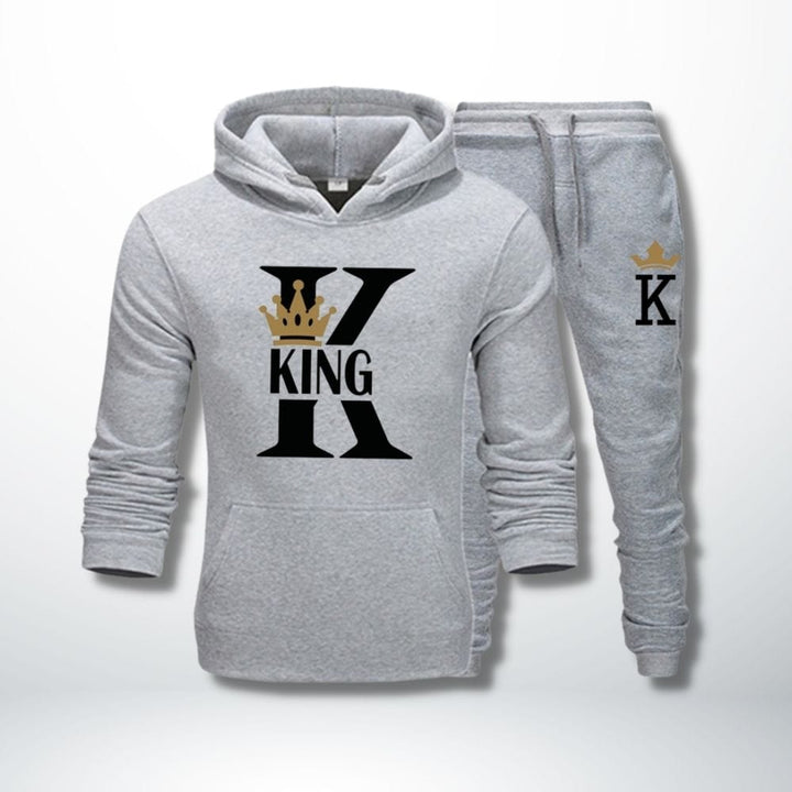 Ensemble Couple King Queen King-Gris / S