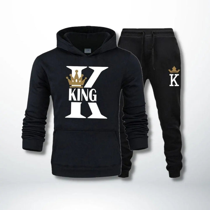 Ensemble Couple King Queen King-Noir / S