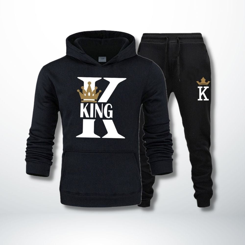 Ensemble Couple King Queen King-Noir / S