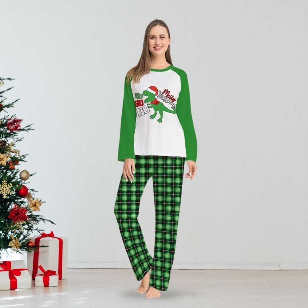 Ensemble De Noel Couple Vert / S-Femme