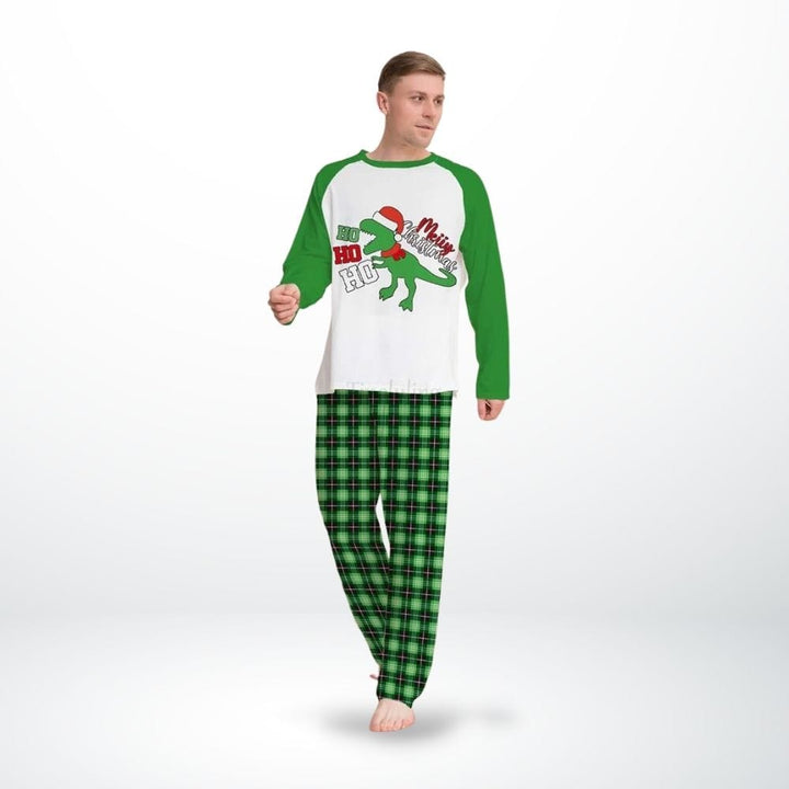 Ensemble De Noel Couple Vert / XL-Homme