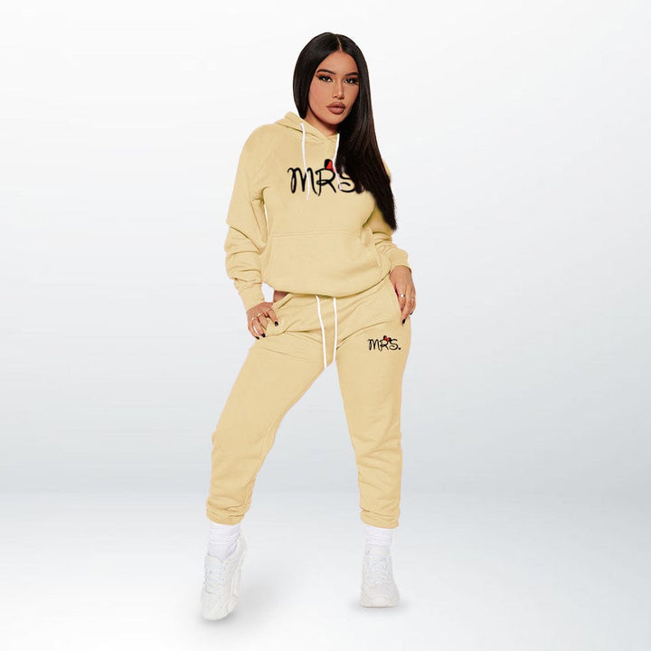 Ensemble Jogging Couple Kaki-Mrs / S
