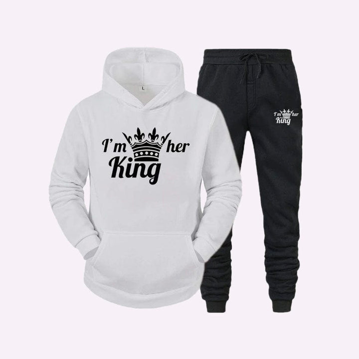 Ensemble King Queen Blanc / King / S