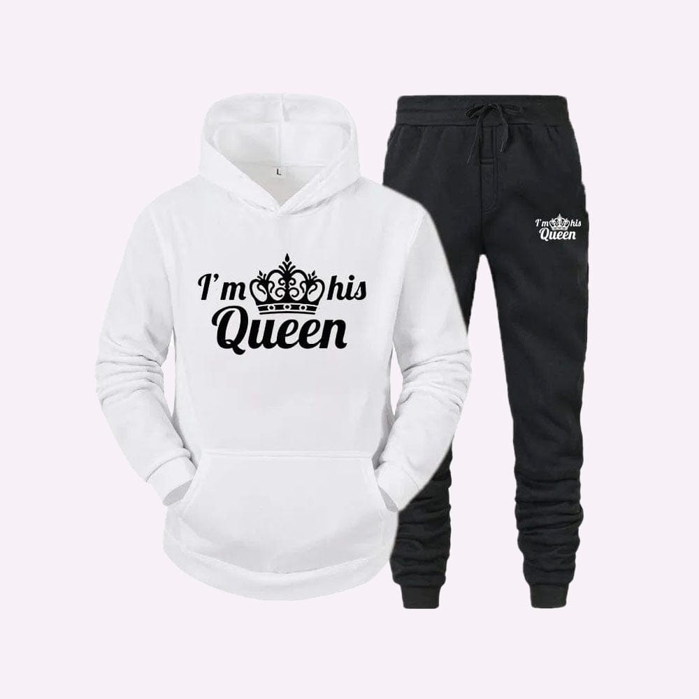 Ensemble King Queen Blanc / Queen / S