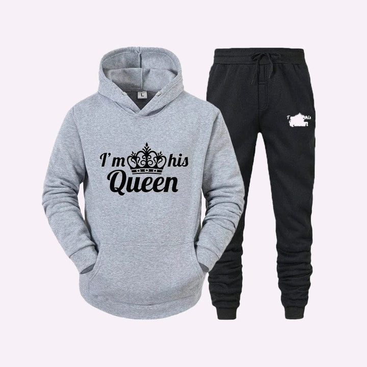 Ensemble King Queen Bleu Marine / Queen / S
