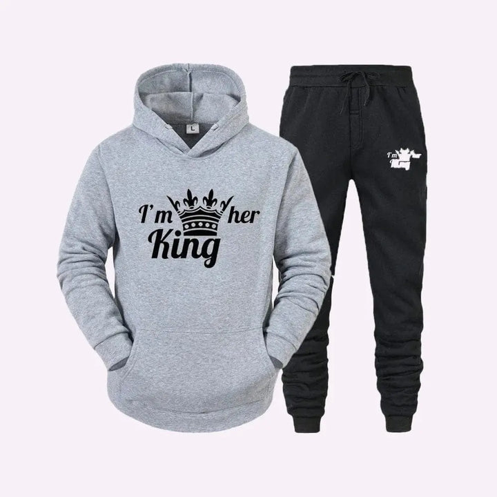 Ensemble King Queen Gris / King / S