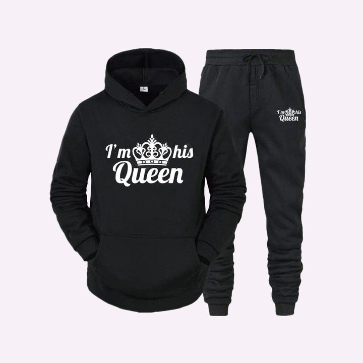 Ensemble King Queen Noir / Queen / S