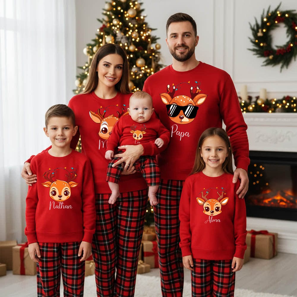 Ensemble Pull De Noel Famille