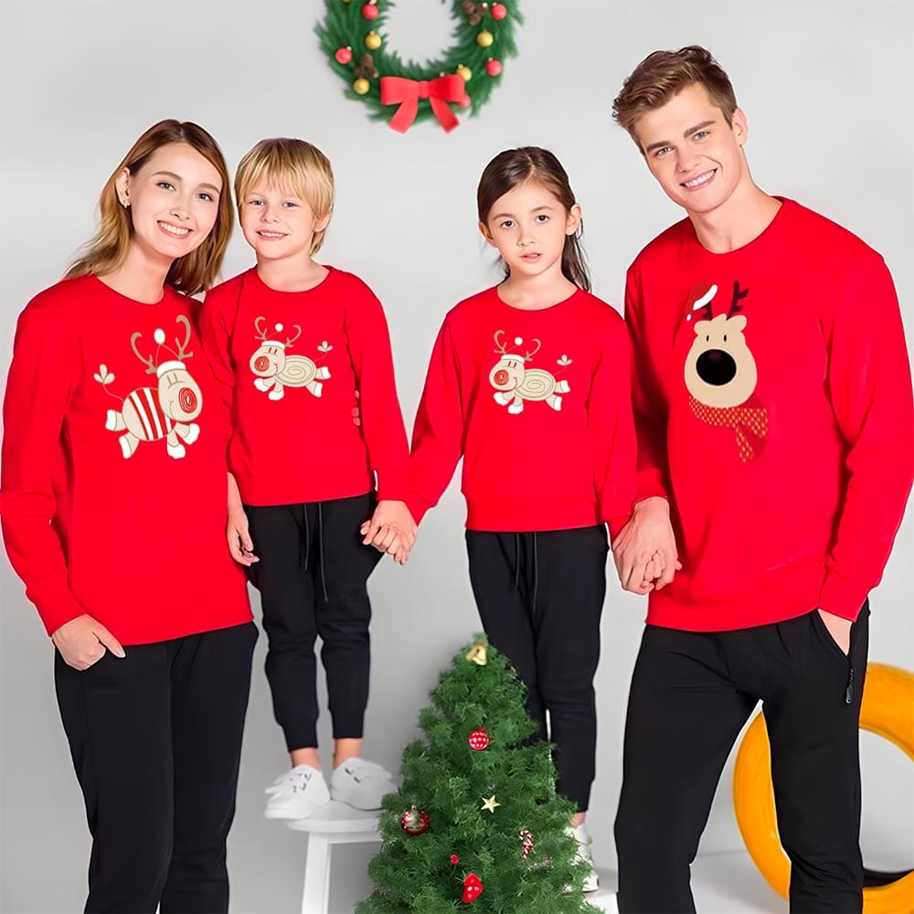 Pull de Noel Famille