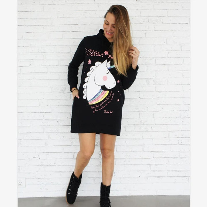 Ensemble Robe Pull Mère Et Bébé Fille