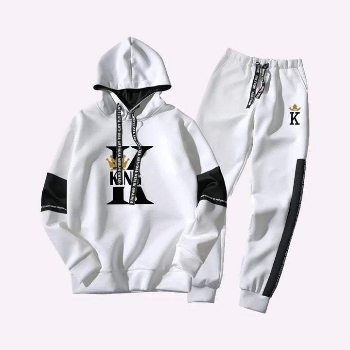 Ensemble Survêtement Couple Blanc / King / S