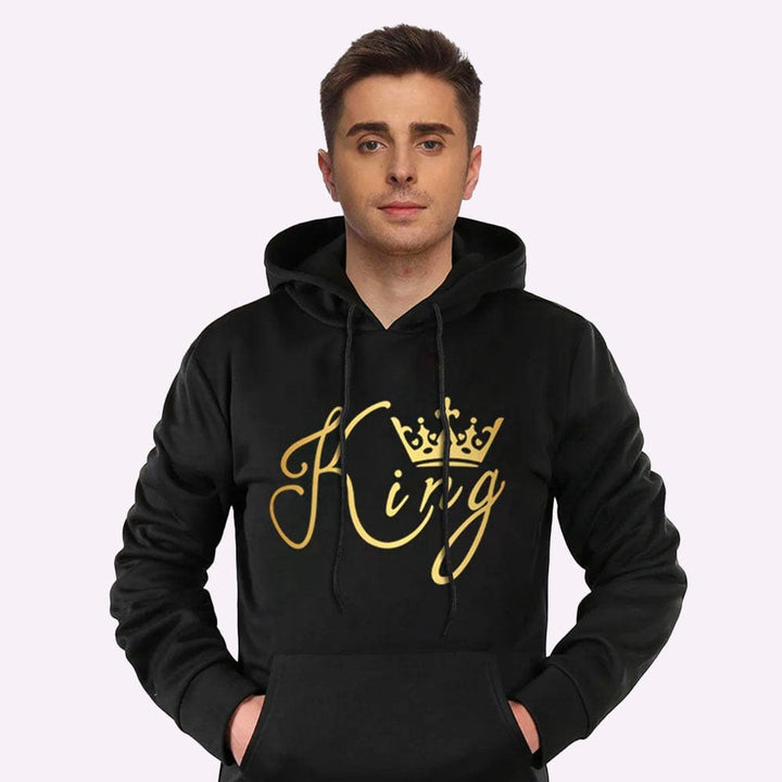 Hoodie King Queen Noir / King / M