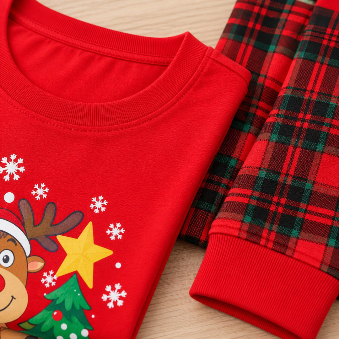 Weihnachts-Pyjama-Set für die Familie