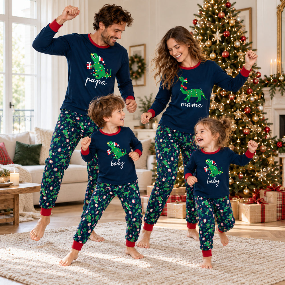 Lot Pyjama Famille – moment de Noël en famille