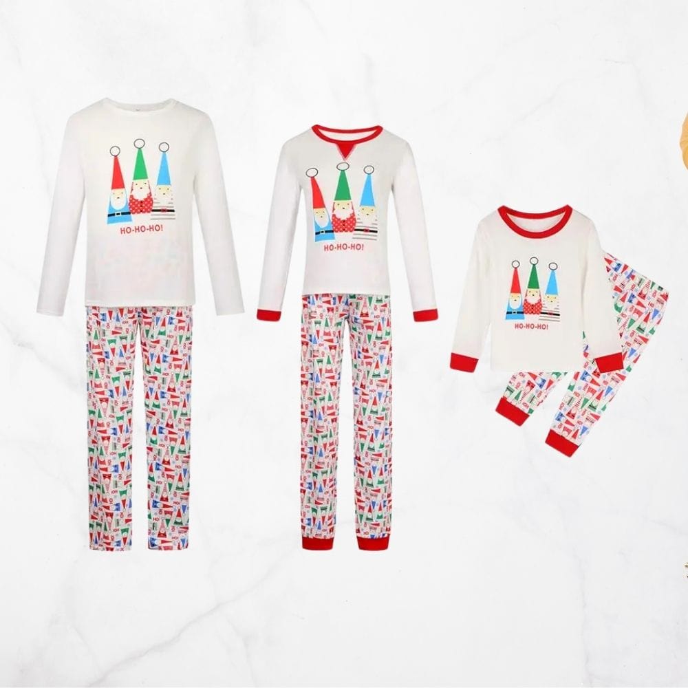 Lot Pyjama Famille Blanc / Papa S
