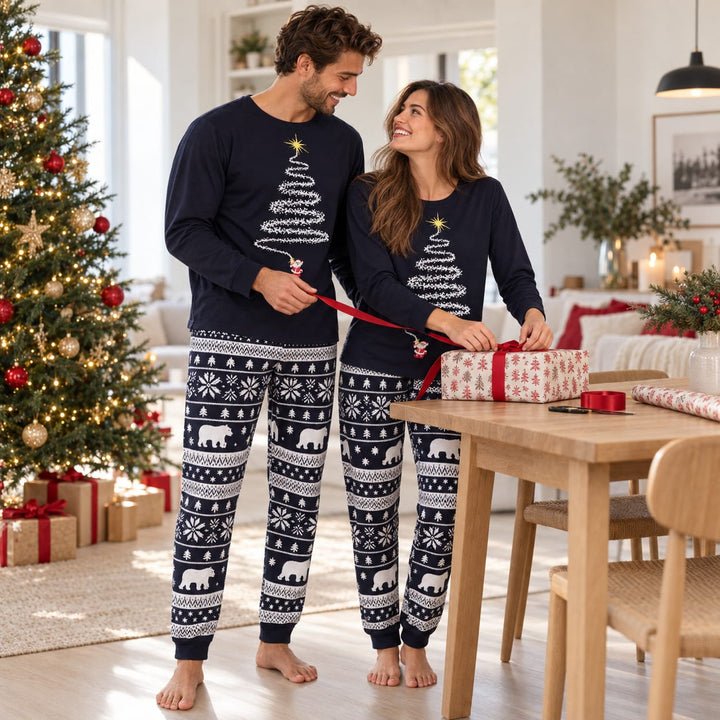 Familien-Schlafanzüge für Weihnachten
