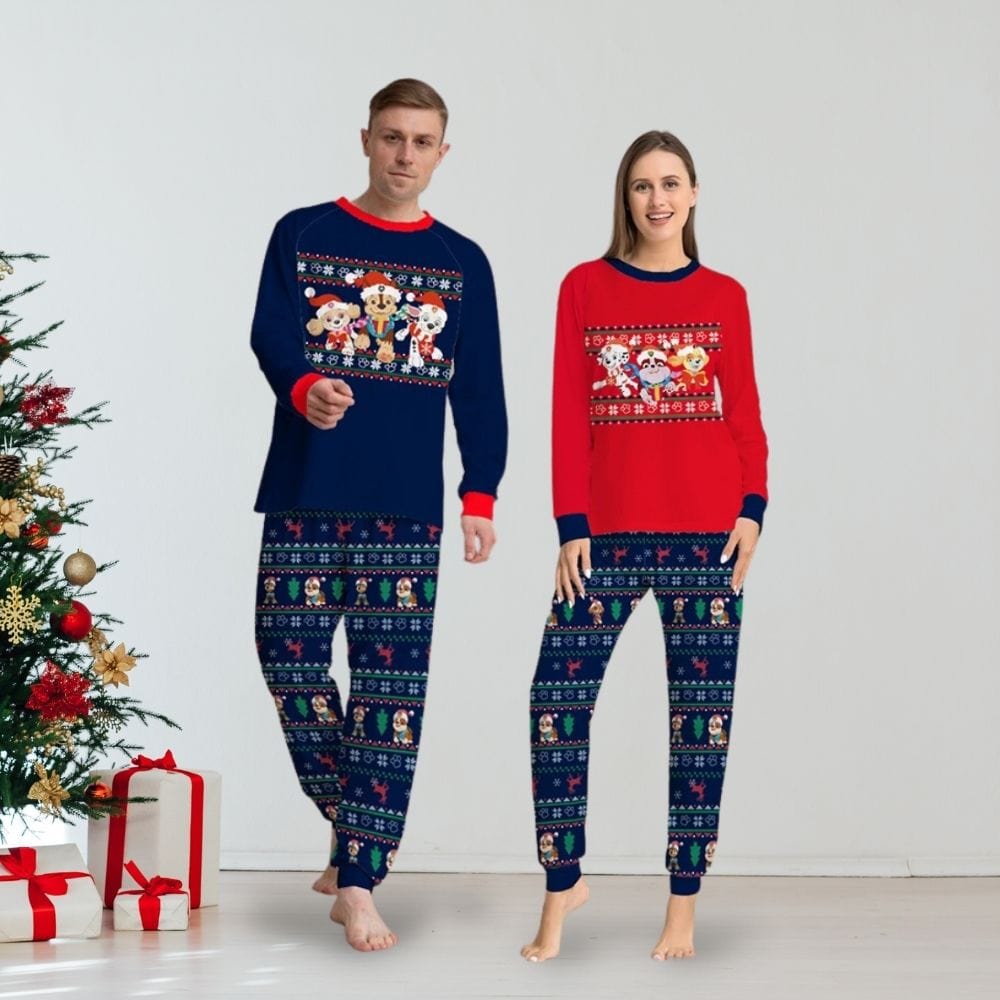 Matching Pyjama Noel Couple