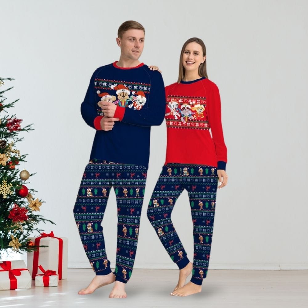 Matching Pyjama Noel Couple