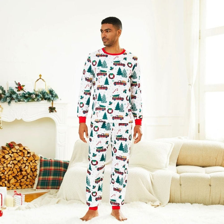 Même Pyjama Pour Toute Famille Blanc / Papa M