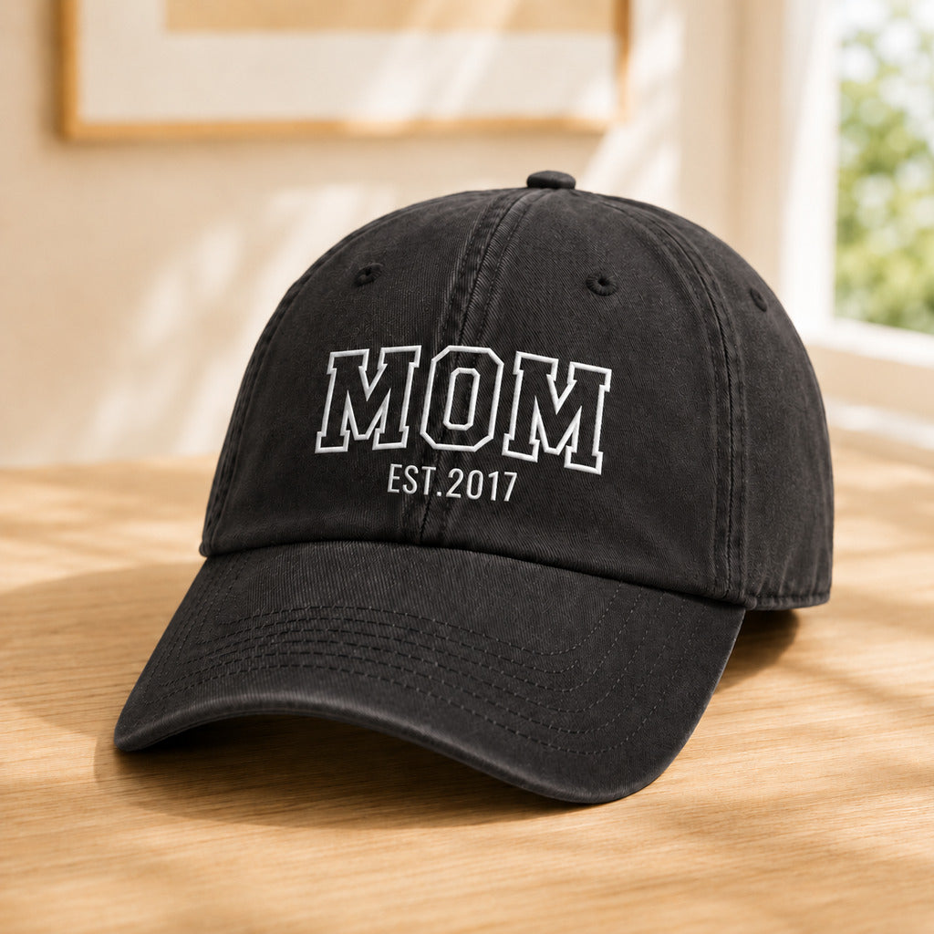 Casquette MOM noire – broderie