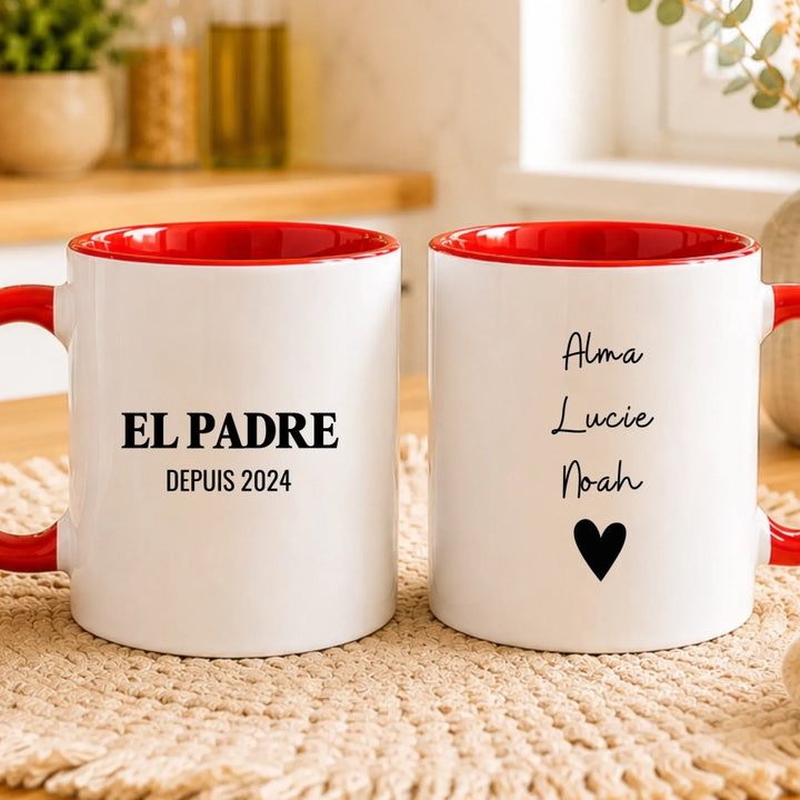 Mug El Padre Mug 325ml Gelato Double / Rouge / 325ml