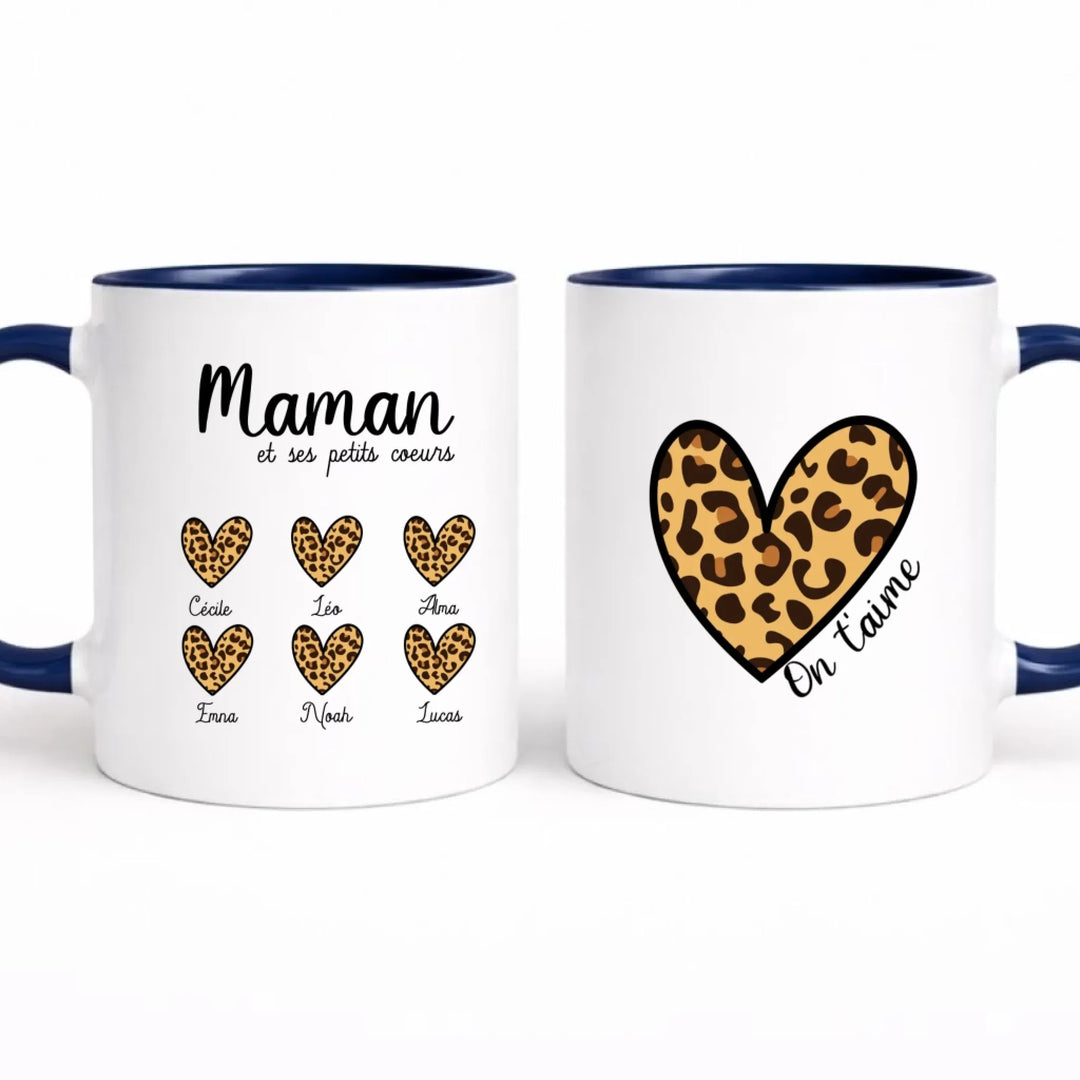 Mug maman et ses coeurs Mug 325ml Gelato Double / Marine / 325ml