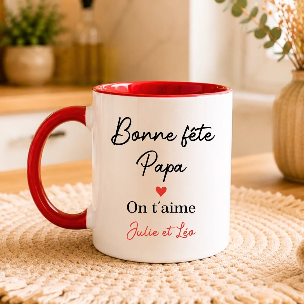 Mug personnalisé - Bonne fête Papa
