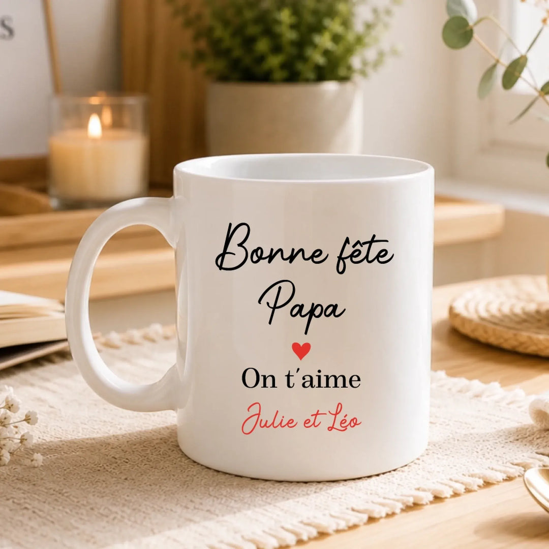 Mug personnalisé - Bonne fête Papa