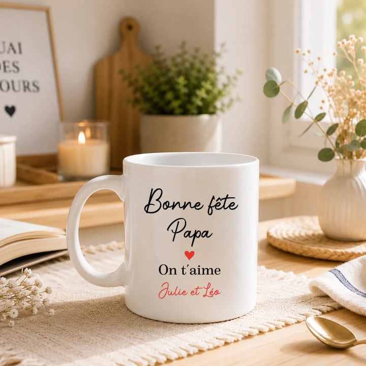 Mug personnalisé - Bonne fête Papa