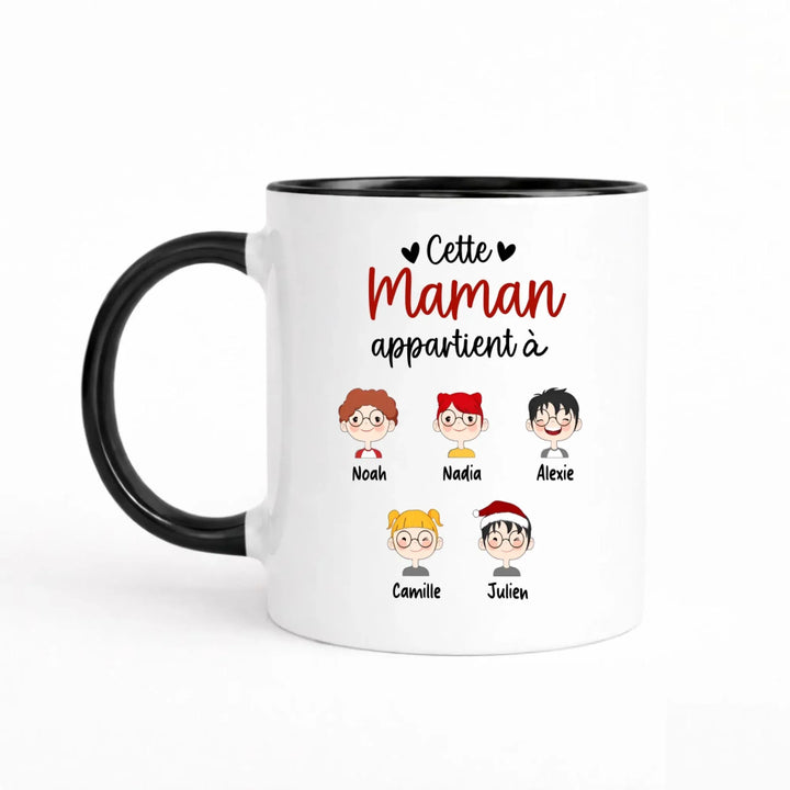 Mug personnalisé cette Maman appartient à