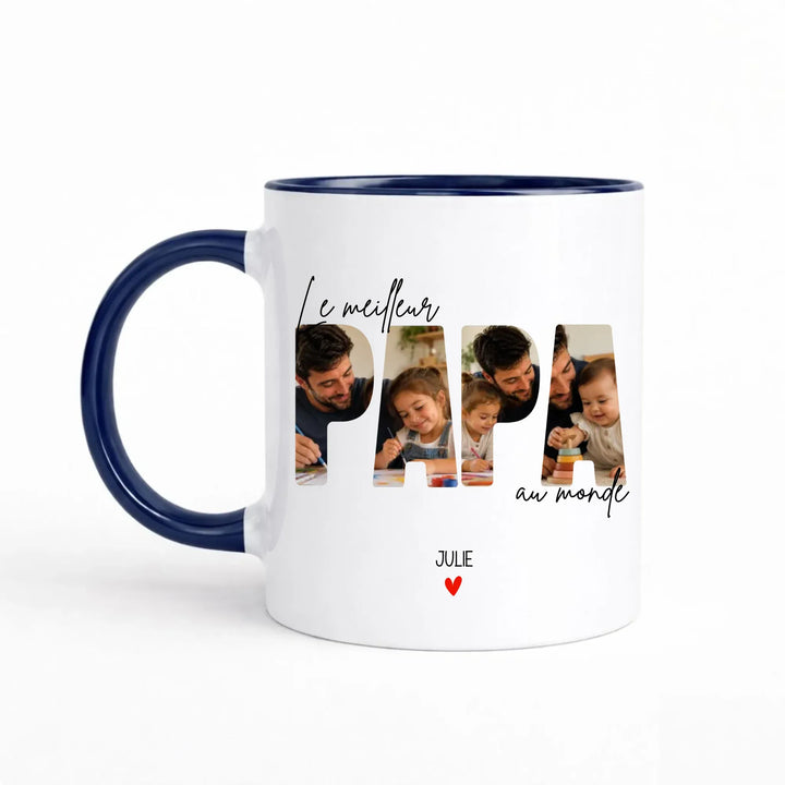 Mug le meilleur papa au monde Mug 325ml Gelato / Marine / 325ml