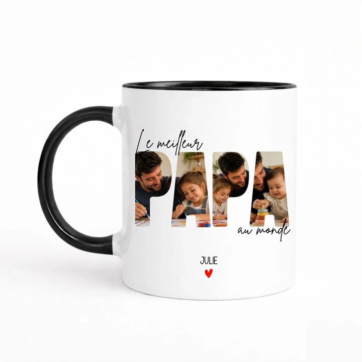 Mug le meilleur papa au monde Mug 325ml Gelato / Noir / 325ml