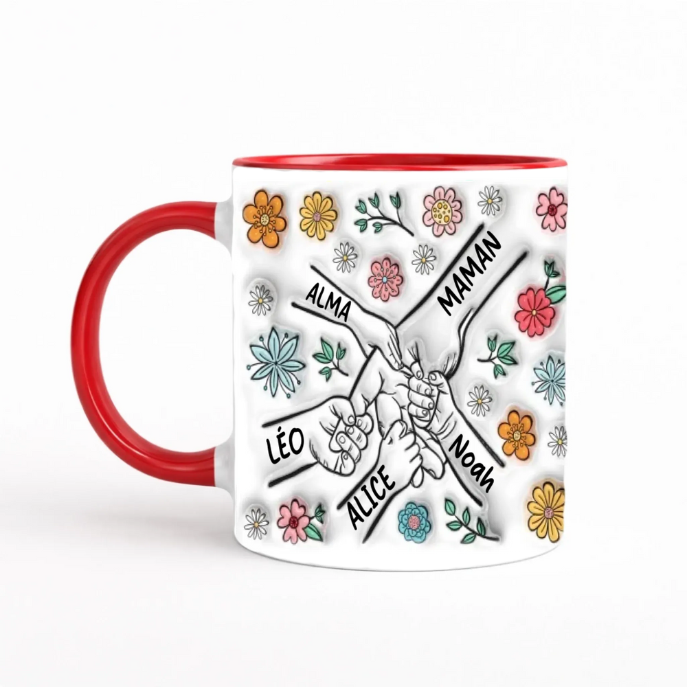 Mug personnalisé maman (Effet 3D)