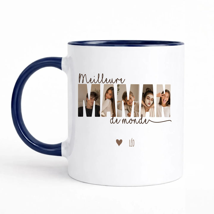 Mug meilleure maman du monde Marine / 325ml