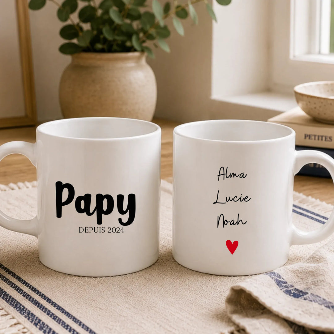 Mug personnalisé papy