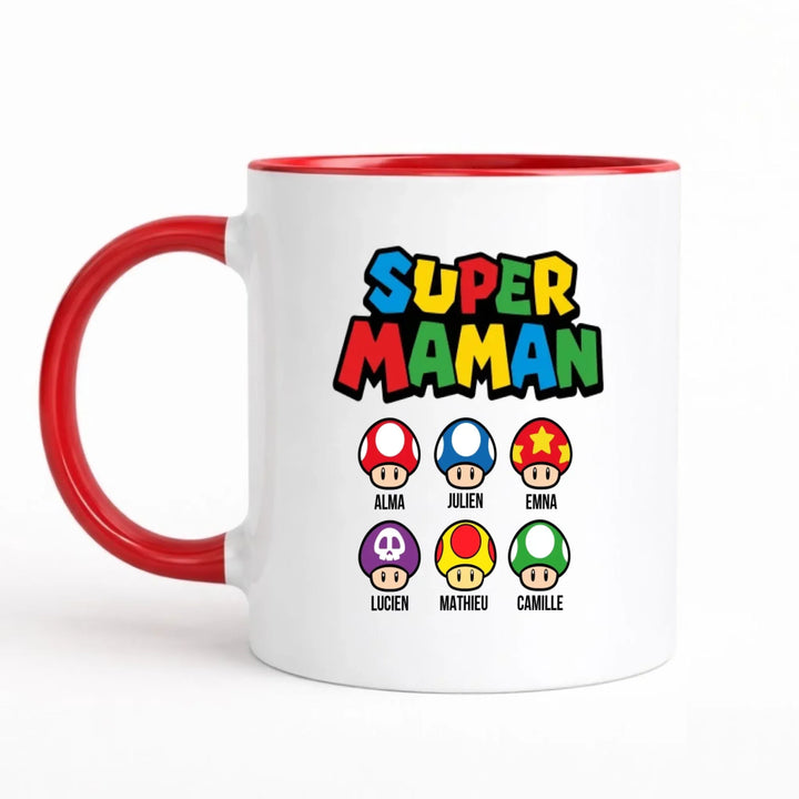 Mug super maman Rouge / 325ml