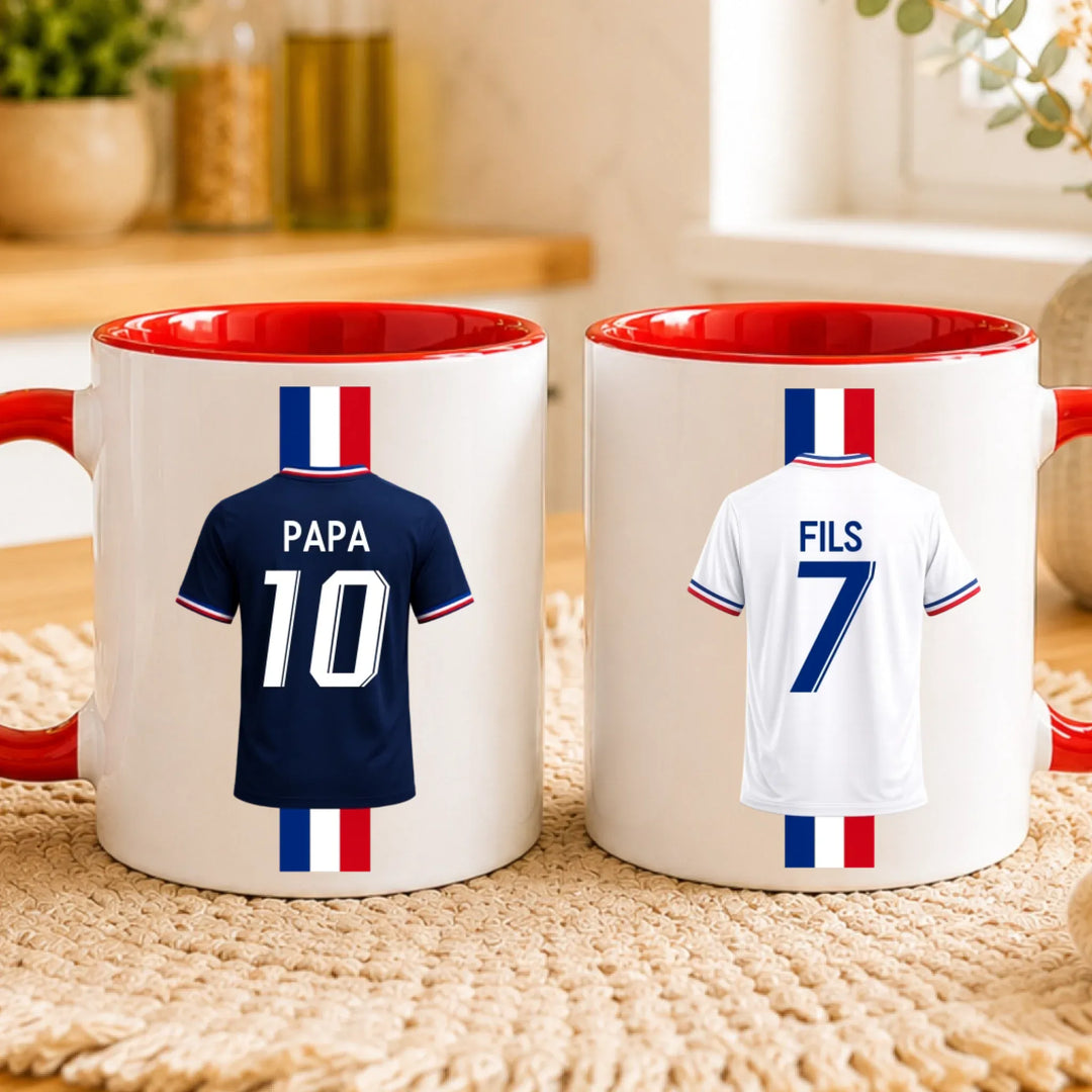 Mug Sport Personnalisé - Maillot de France