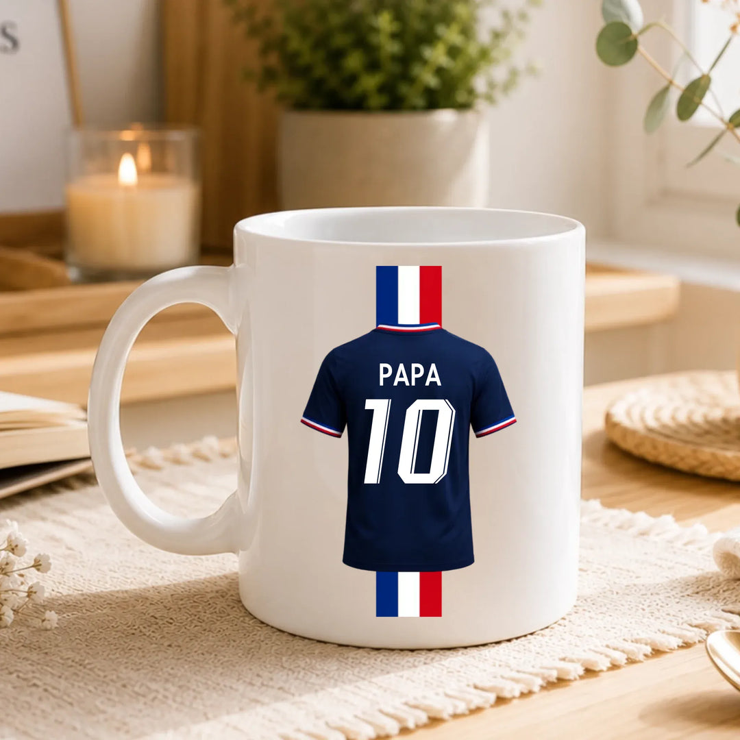 Mug Sport Personnalisé - Maillot de France
