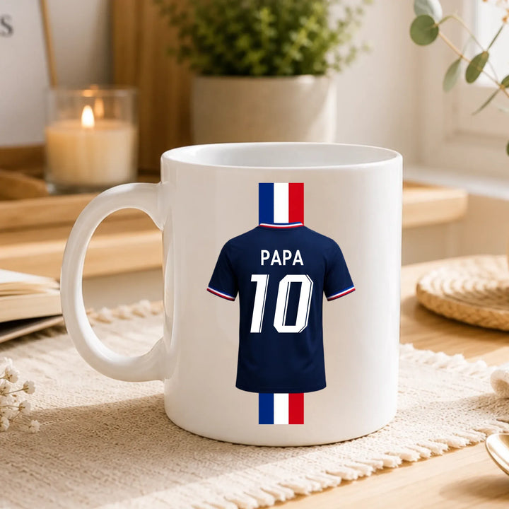 Mug Sport Personnalisé - Maillot de France