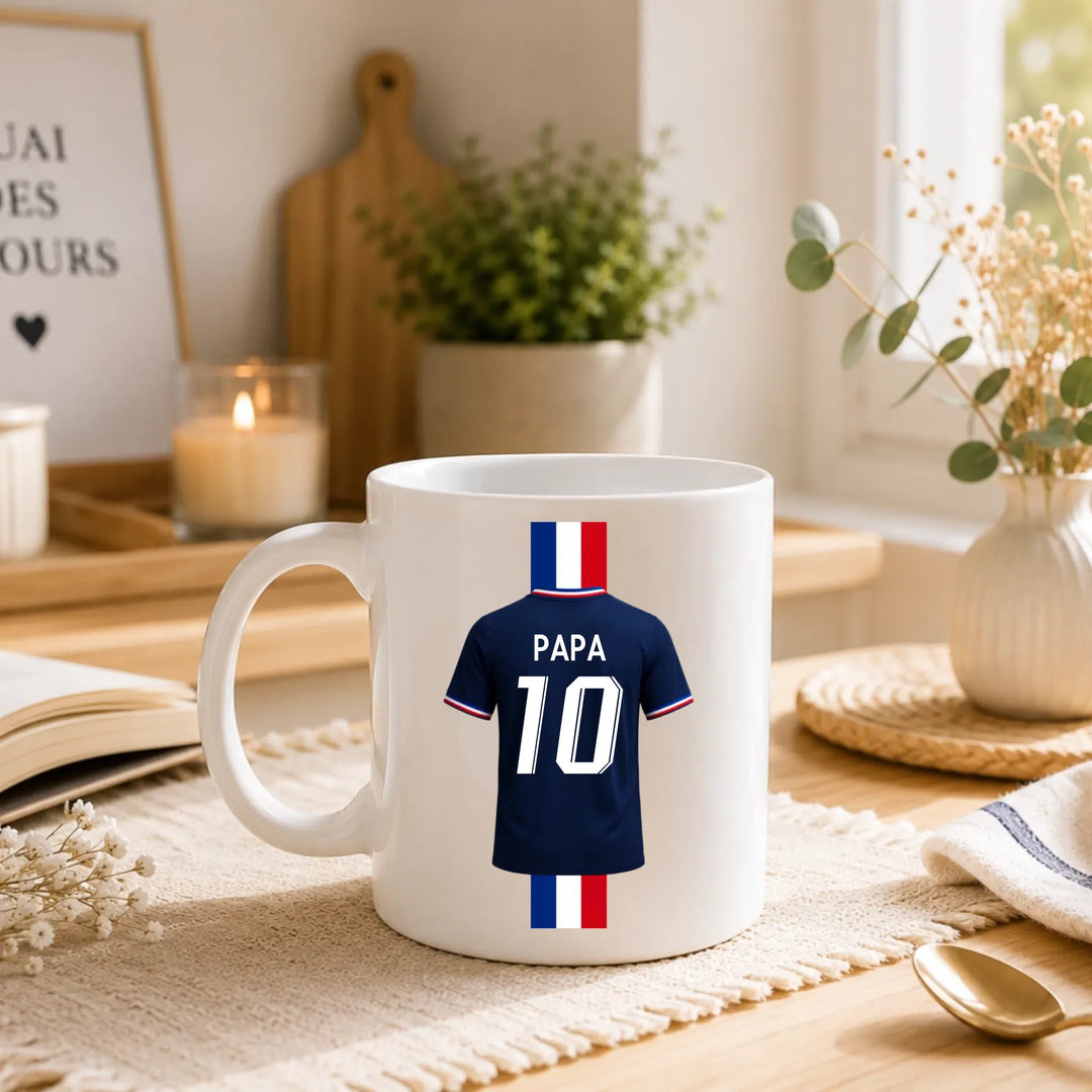 Mug Sport Personnalisé - Maillot de France