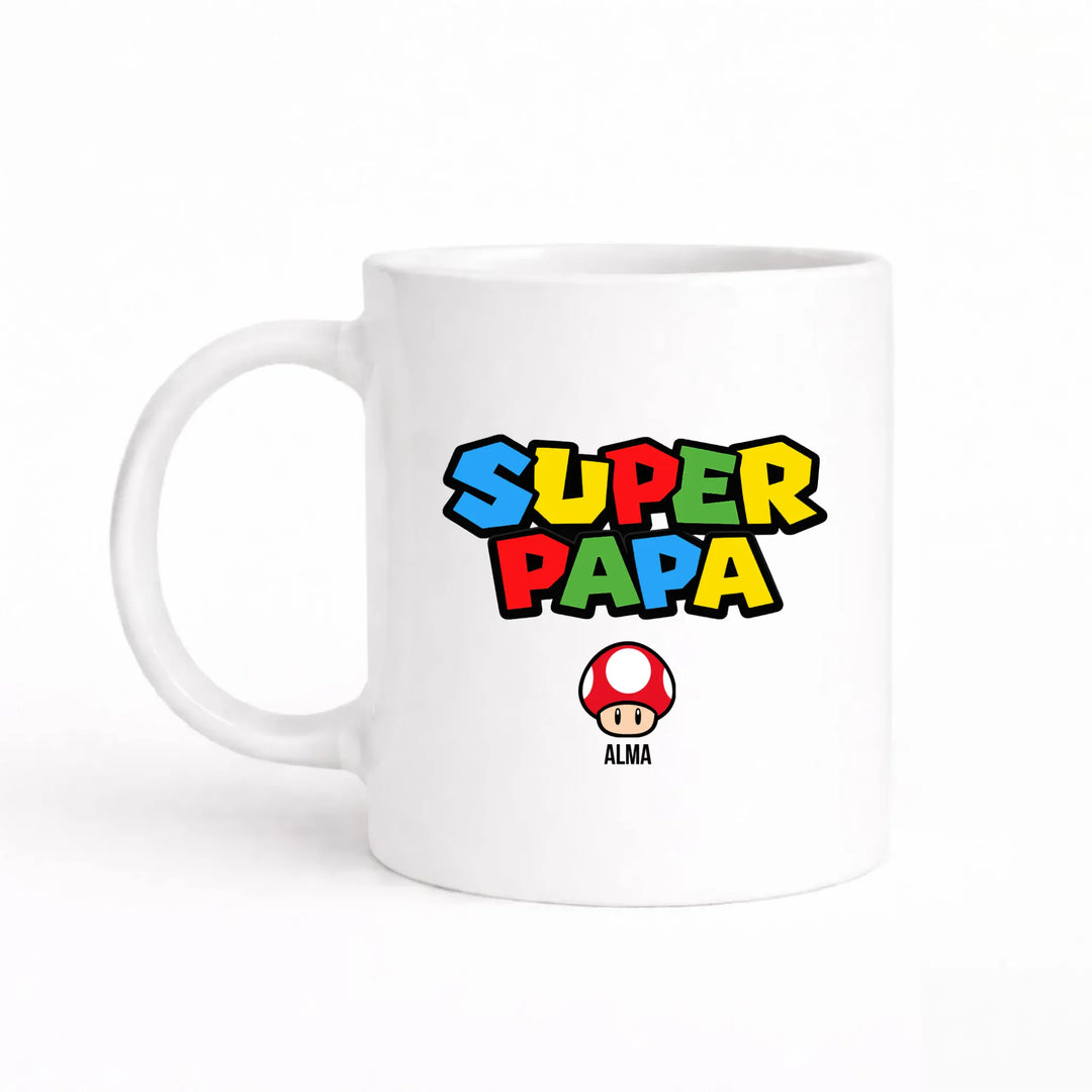 Mug Super Papa Mug 325ml Gelato / Blanc / 325ml