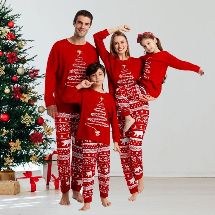 Pack Pyjama Noel Pour La Famille Rouge / Père S