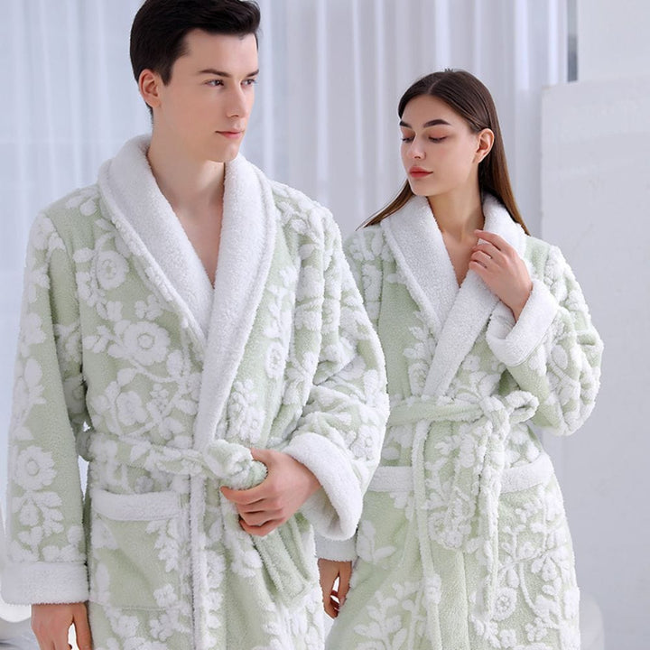 Peignoir Couple Assorti